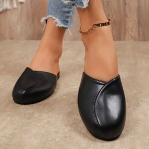 Elegant Black Women's Slip-On Shoes